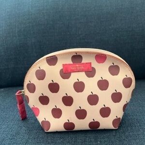 kate spade Pink and Red Apple Cosmetic Bag